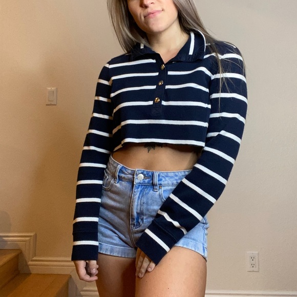 Ralph Lauren Tops - ❗️❗️SALE❗️❗️Ralph Lauren Cropped long sleeve